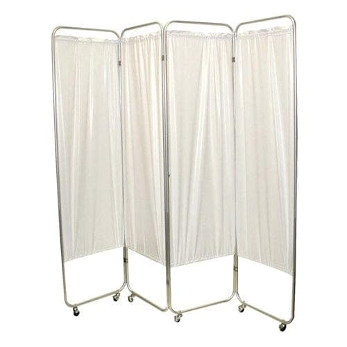 Complete Medical Physician Supplies P W Four Panel Privacy Screen With Wheels