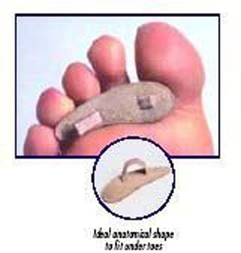 Complete Medical Foot Care Pedifix Toe Crest Left Large Pk/3