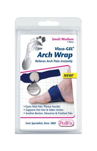 Complete Medical Foot Care Pedifix Visco-GEL Arch Support Wrap Large/XL