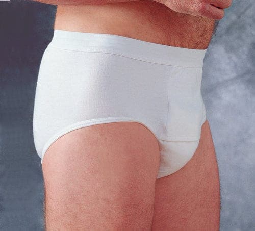 Complete Medical Incontinence Salk orporated HealthDri Men's Heavy Cotton Brief 4XL  54 -56