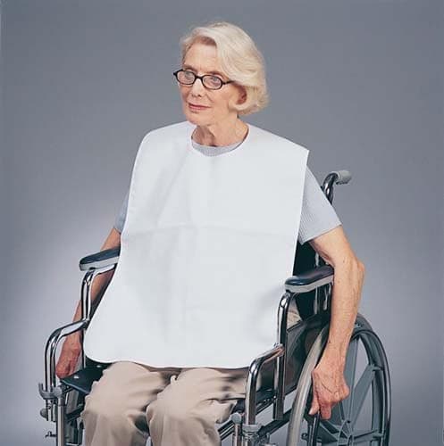 Complete Medical Wheelchairs & Accessories Skil-Care Corp Barrier Bib Without Pocket 18 W x 30 L