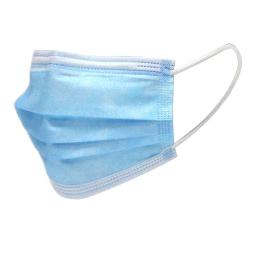 Complete Medical Physician Supplies Sky MedSupply Int'l Co_PM Disposable Face Mask Bx/50 w/EarLoops 3-Ply Level 3  Blue