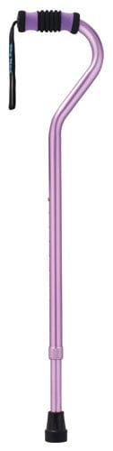 Complete Medical Mobility Products Sky MedSupply Int'l Co_PM Standard Offset Walking Cane Adjustable Aluminum Purple