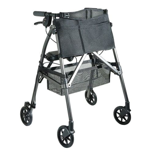 Complete Medical Mobility Products Stander EZ Fold-N-Go Rollator - Black Walnut    (each)