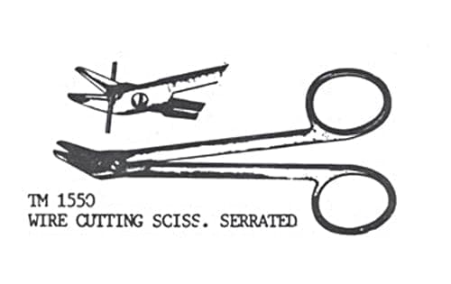 Complete Medical Physician Supplies Z I International Wire Cutting Scissors- 4 3/4