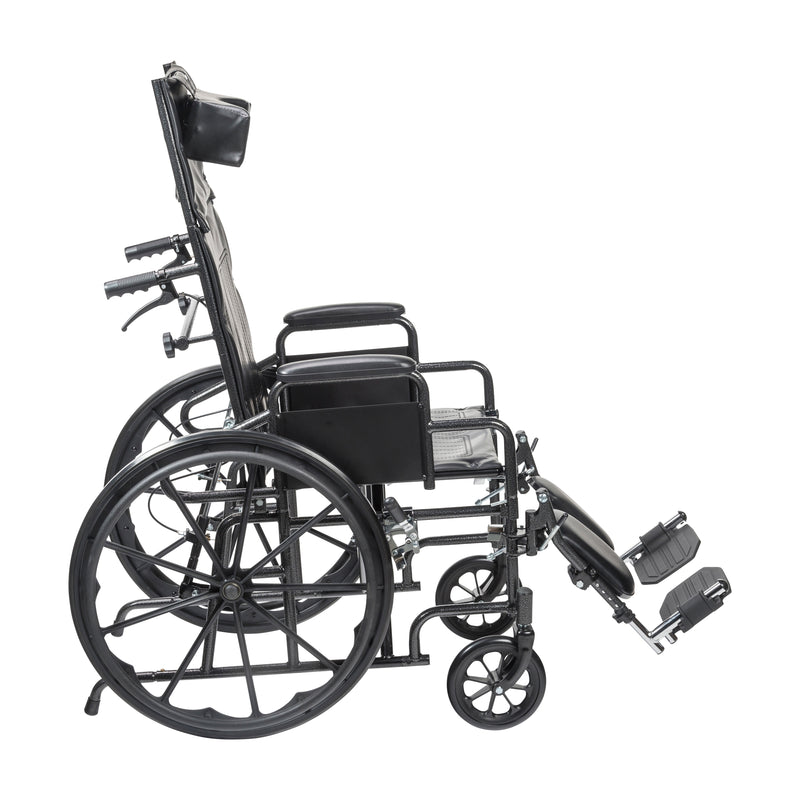 Drive Medical Silver Sport Full-Reclining Wheelchair