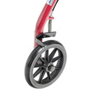 Drive Medical Rollator Rolling Walker with 6" Wheels, Fold Up Removable Back Support and Padded Seat