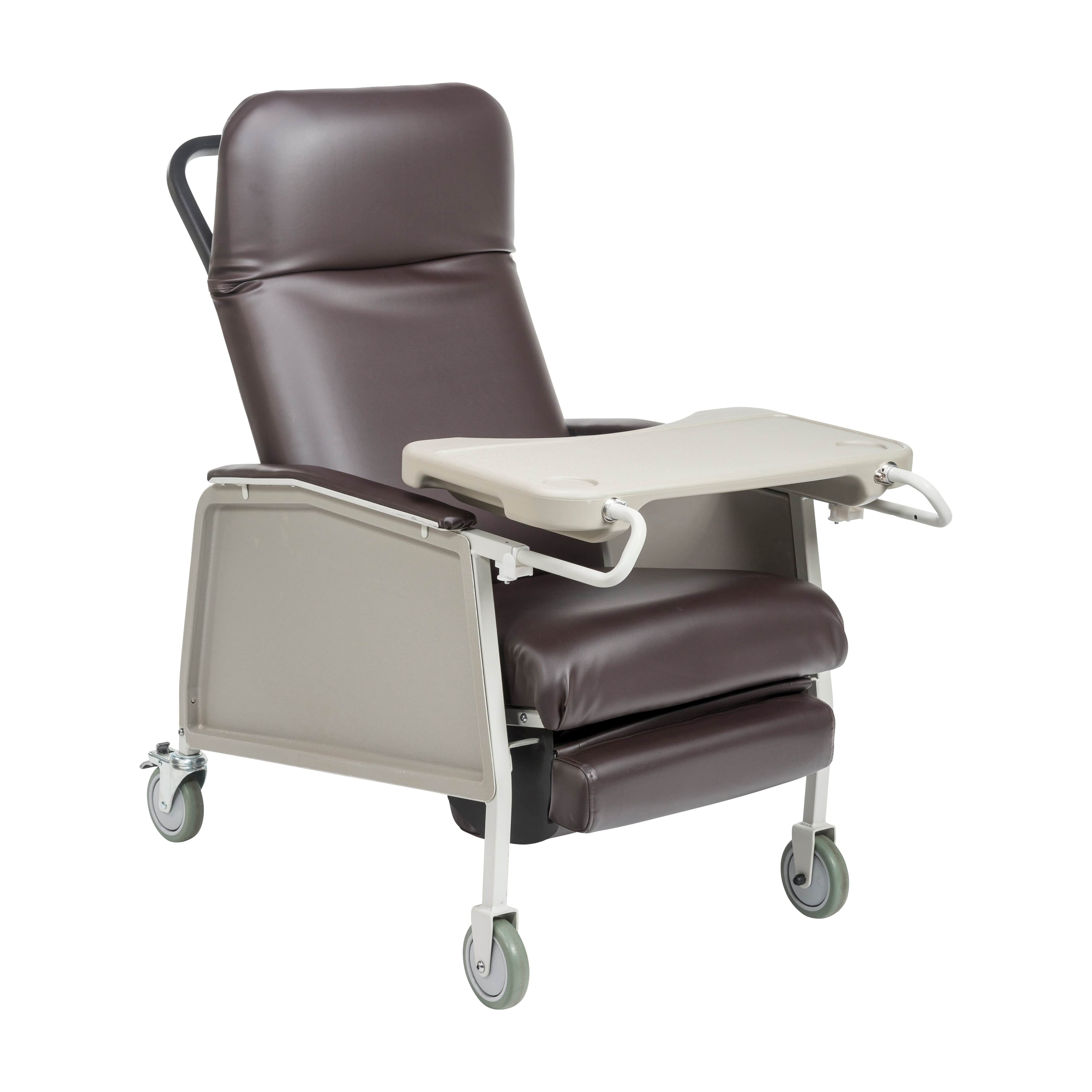 Drive Medical Patient Room/Geri Chairs/Three Position Geri Chairs Chocolate Drive Medical 3 Position Geri Chair Recliner