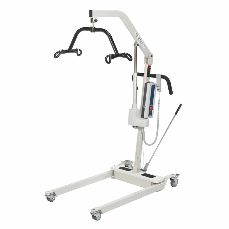 Drive Medical Patient Room Drive Medical Bariatric Battery Powered Electric Patient Lift with Four Point Cradle and Rechargeable, Removable Battery