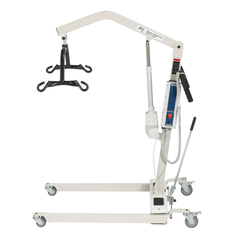 Drive Medical Patient Room Drive Medical Bariatric Battery Powered Electric Patient Lift with Four Point Cradle and Rechargeable, Removable Battery
