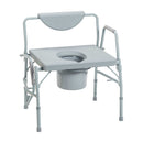 Drive Medical Commodes Drive Medical Bariatric Drop Arm Bedside Commode Chair