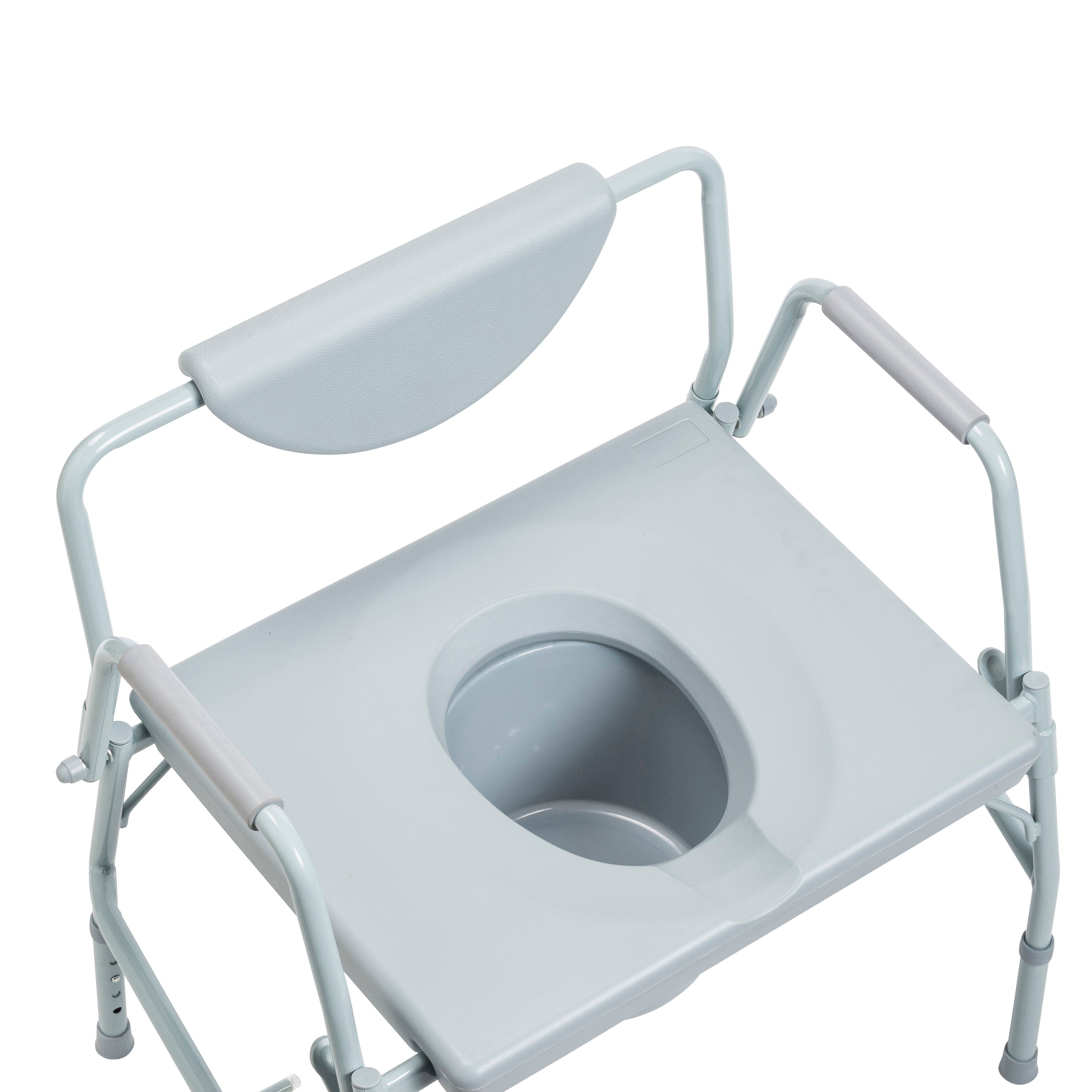 Drive Medical Commodes Drive Medical Bariatric Drop Arm Bedside Commode Chair