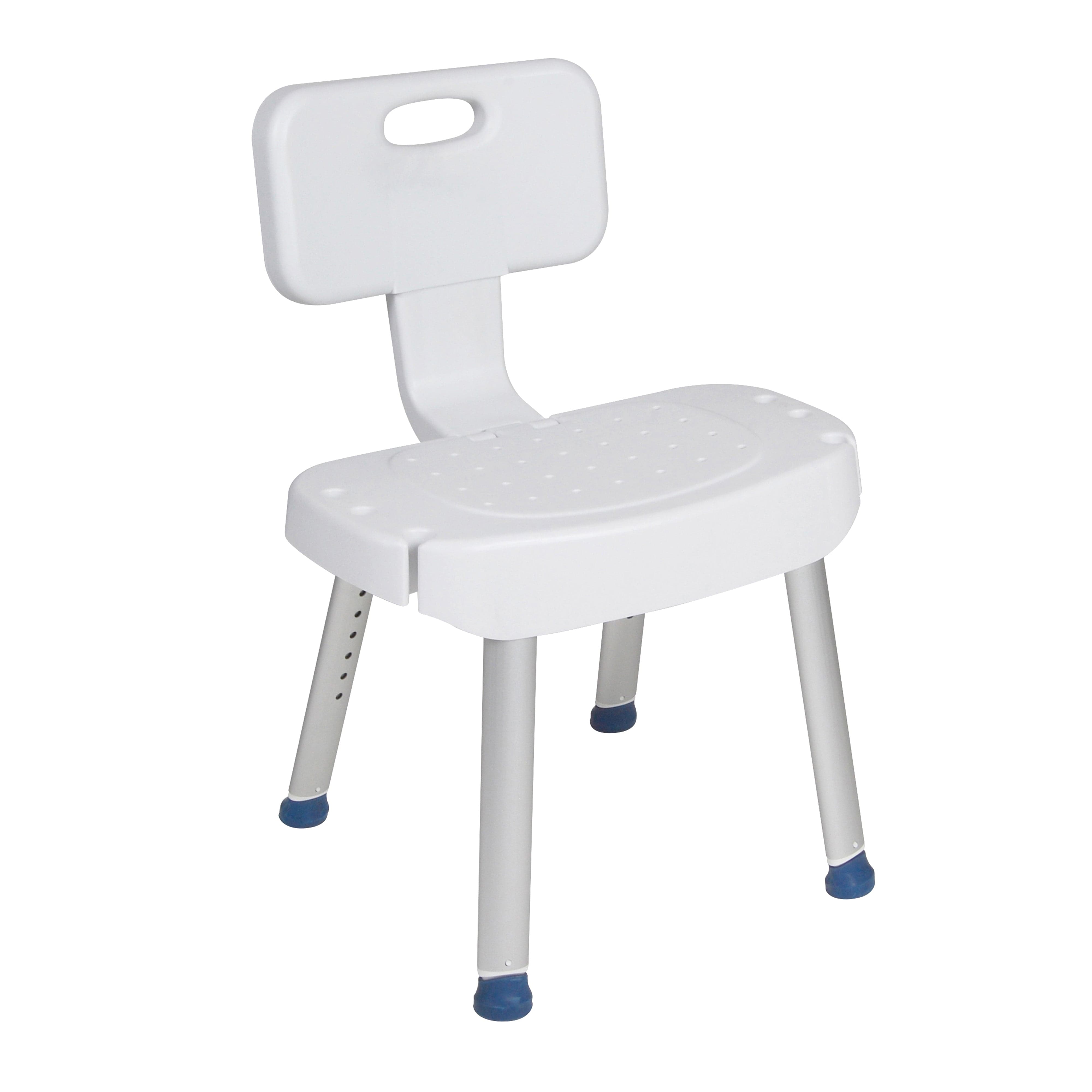 Drive Medical Bathroom Safety Drive Medical Bathroom Safety Shower Chair with Folding Back