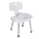 Drive Medical Bathroom Safety Drive Medical Bathroom Safety Shower Chair with Folding Back