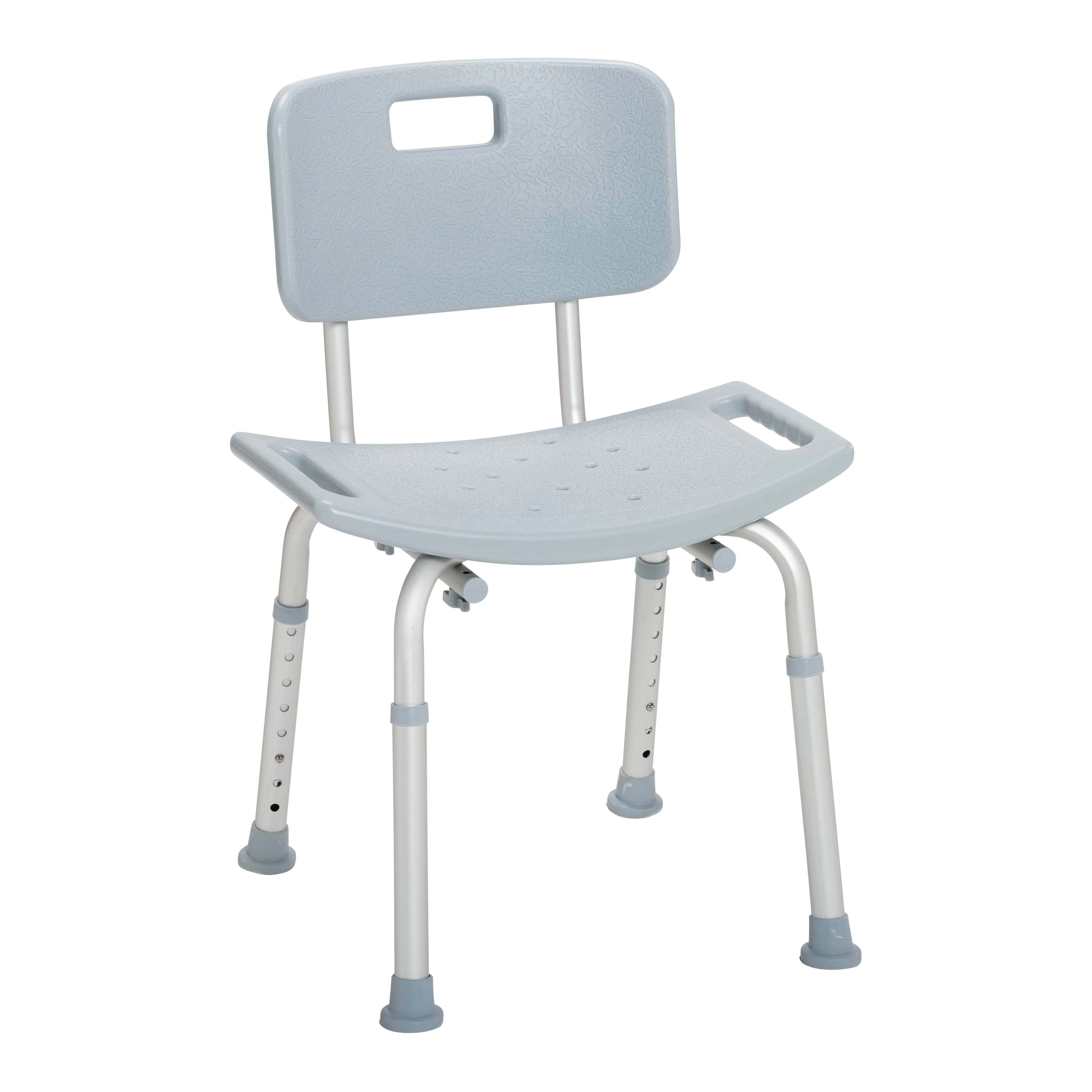 Drive Medical Bathroom Safety With Back / Gray Drive Medical Bathroom Safety Shower Tub Bench Chair
