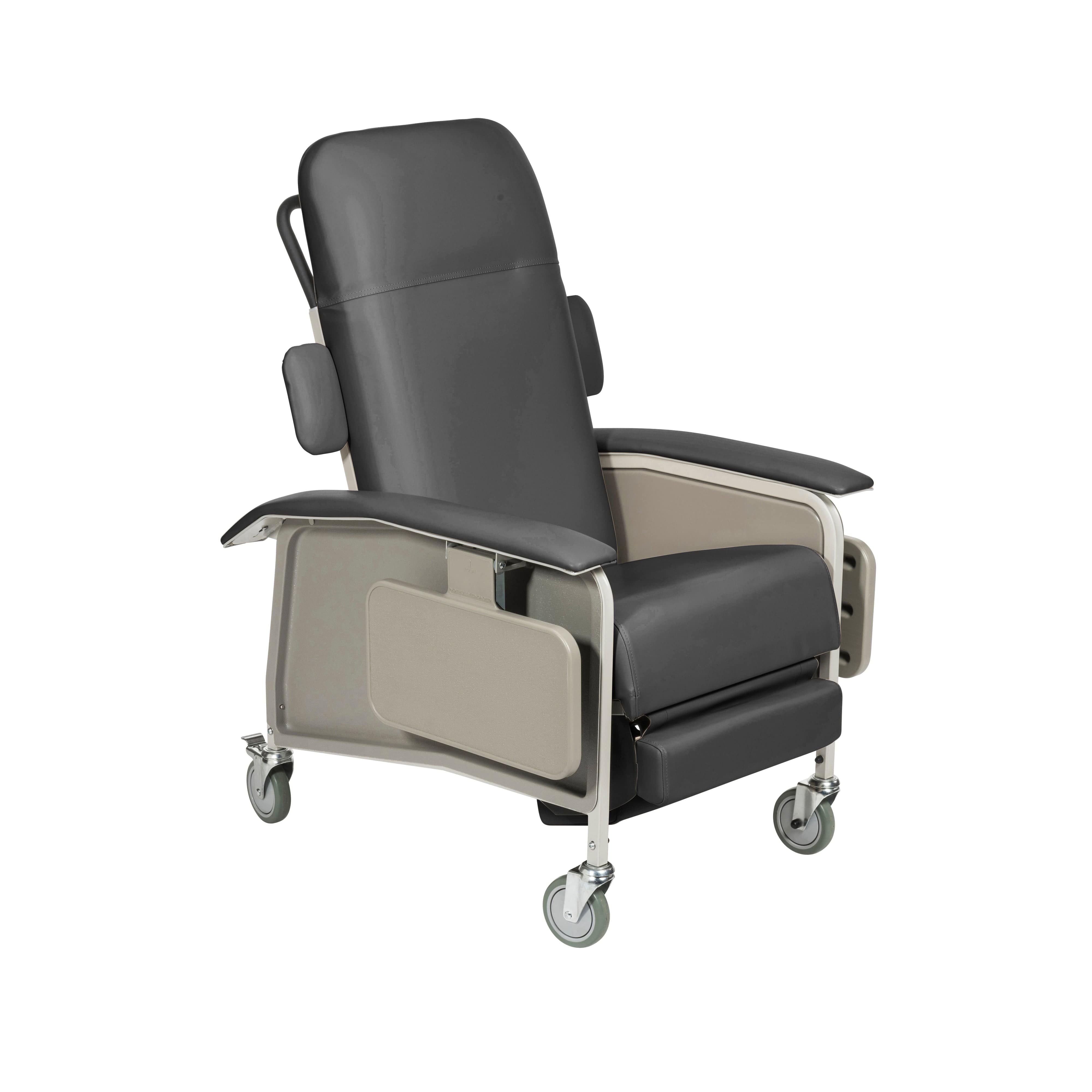 Drive Medical Patient Room Charcoal Drive Medical Clinical Care Geri Chair Recliner