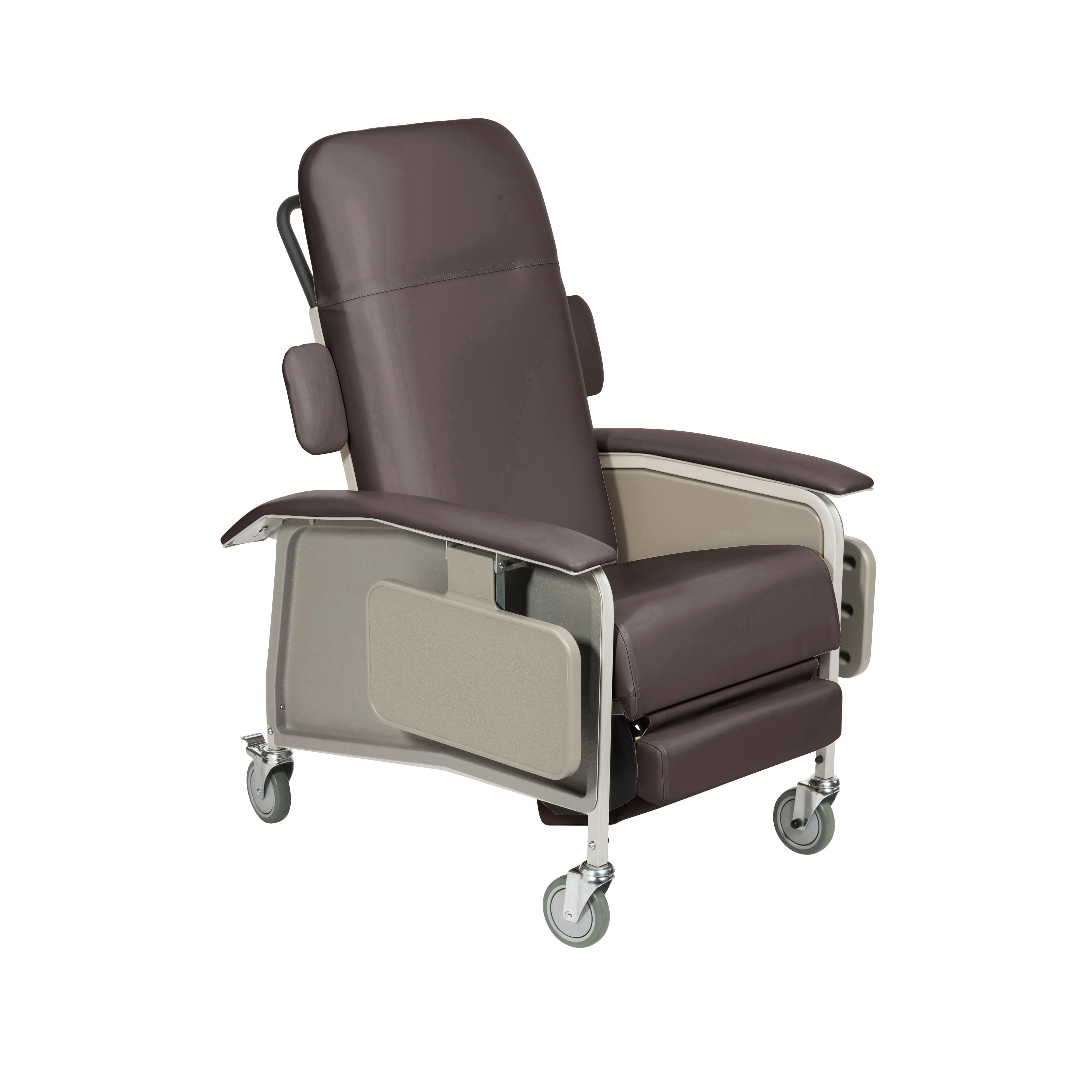 Drive Medical Patient Room Chocolate Drive Medical Clinical Care Geri Chair Recliner