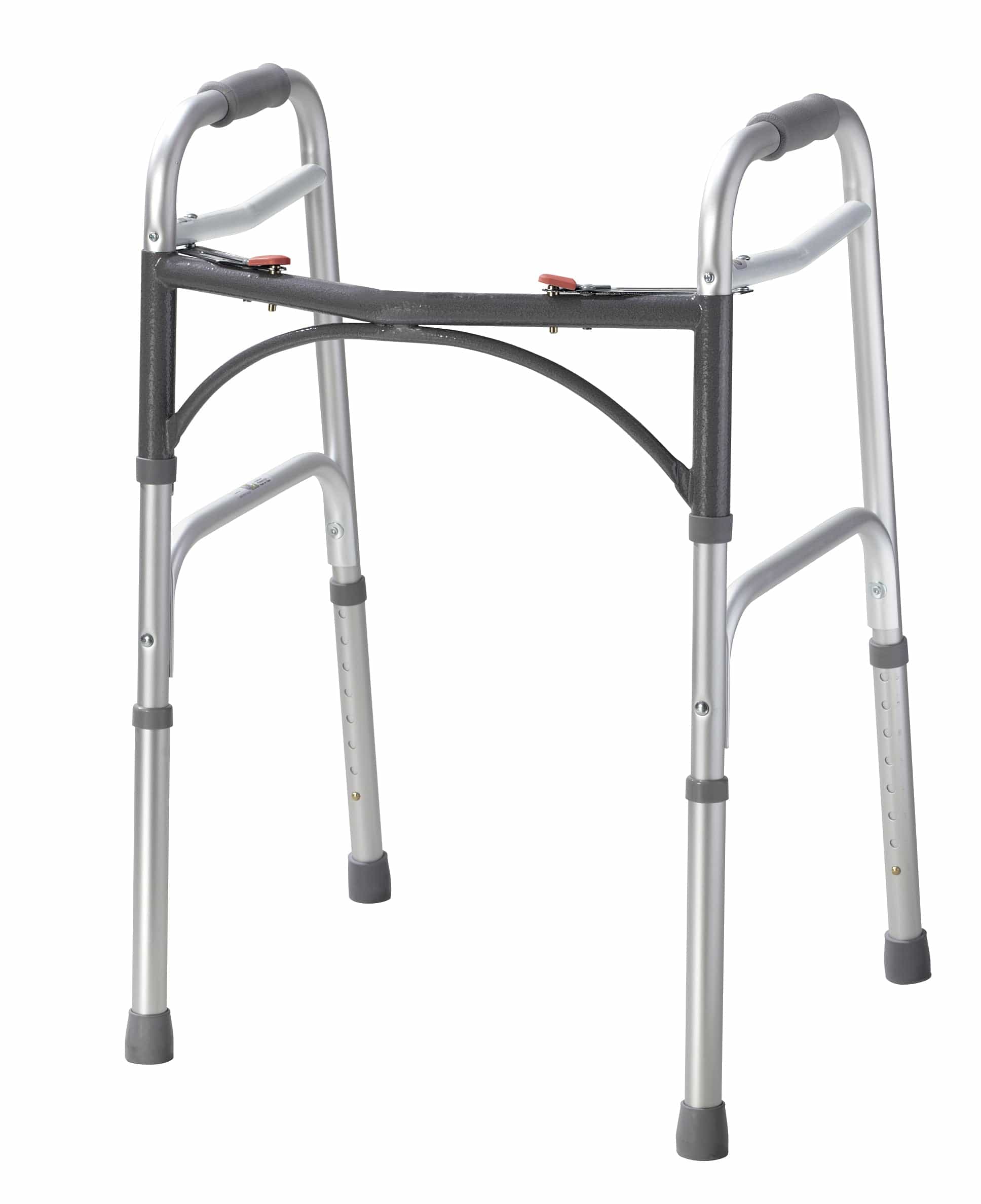 Drive Medical Walkers Drive Medical Deluxe Two Button Folding Walker