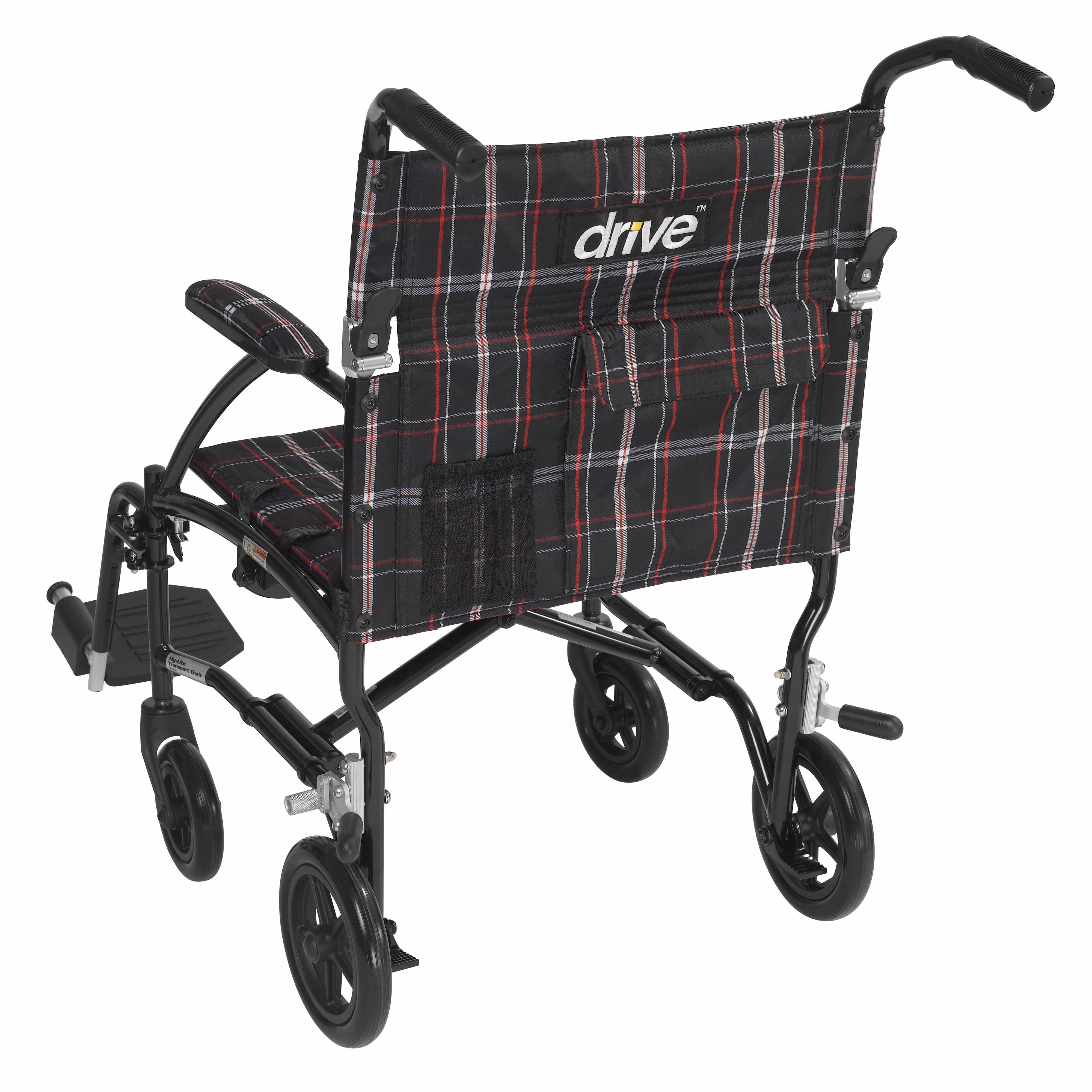 Drive Medical Transport Chairs Drive Medical Fly Lite Ultra Lightweight Transport Wheelchair