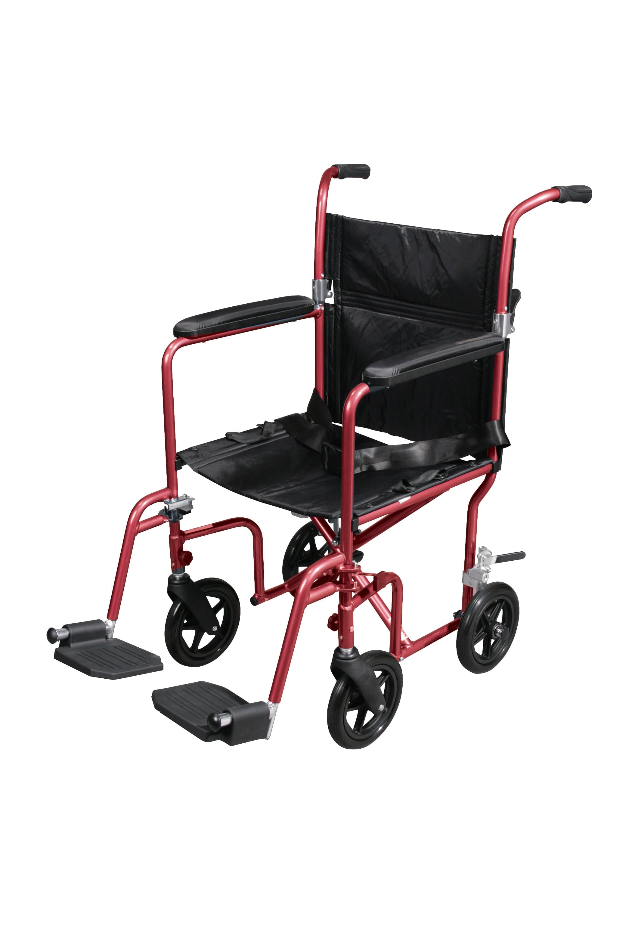 Drive Medical Transport Chairs Drive Medical Flyweight Lightweight Transport Wheelchair with Removable Wheels