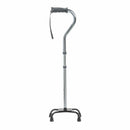 Drive Medical Canes Drive Medical Folding Quad Cane, Small Base, Charcoal
