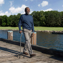 Drive Medical Canes Drive Medical Folding Quad Cane, Small Base, Charcoal