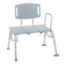 Drive Medical Bathroom Safety Drive Medical Heavy Duty Bariatric Plastic Seat Transfer Bench