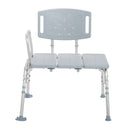 Drive Medical Bathroom Safety Drive Medical Heavy Duty Bariatric Plastic Seat Transfer Bench