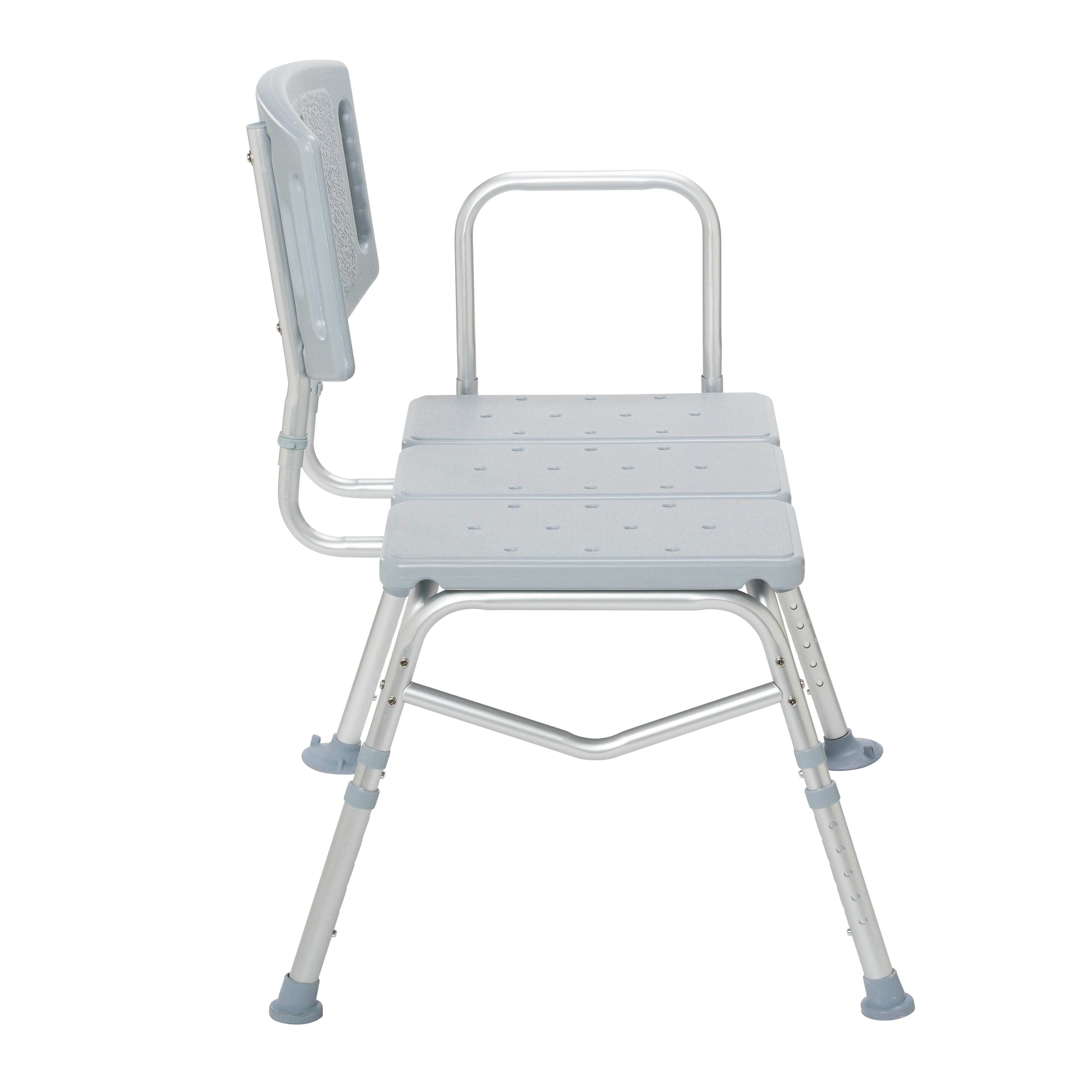 Drive Medical Bathroom Safety Drive Medical Heavy Duty Bariatric Plastic Seat Transfer Bench