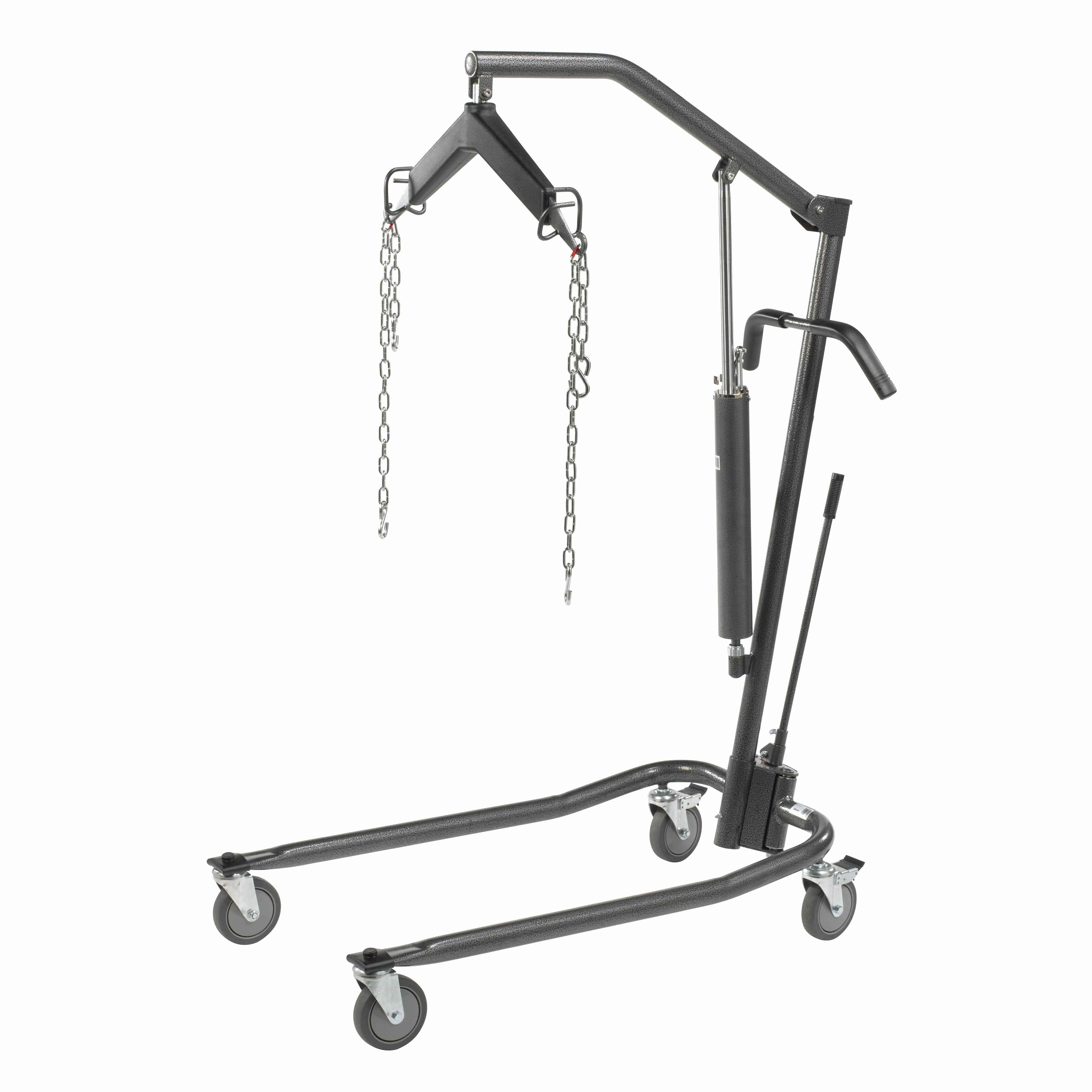 Drive Medical Patient Room Silver Vein Drive Medical Hydraulic Patient Lift with Six Point Cradle