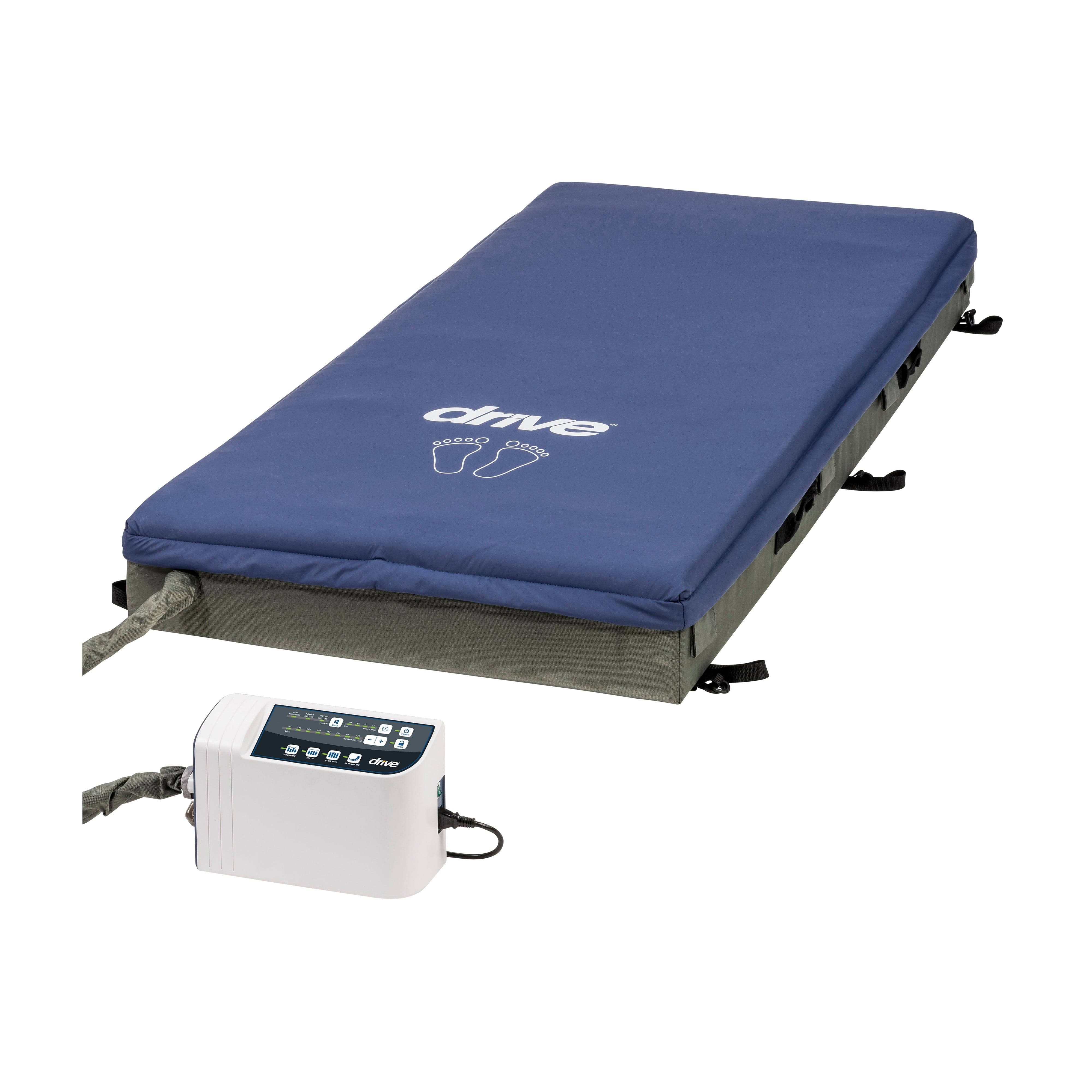 Drive Medical Pressure Prevention Digital Control Drive Medical Med-Aire Edge Alternating Pressure & Low Air Loss Mattress Replacement System