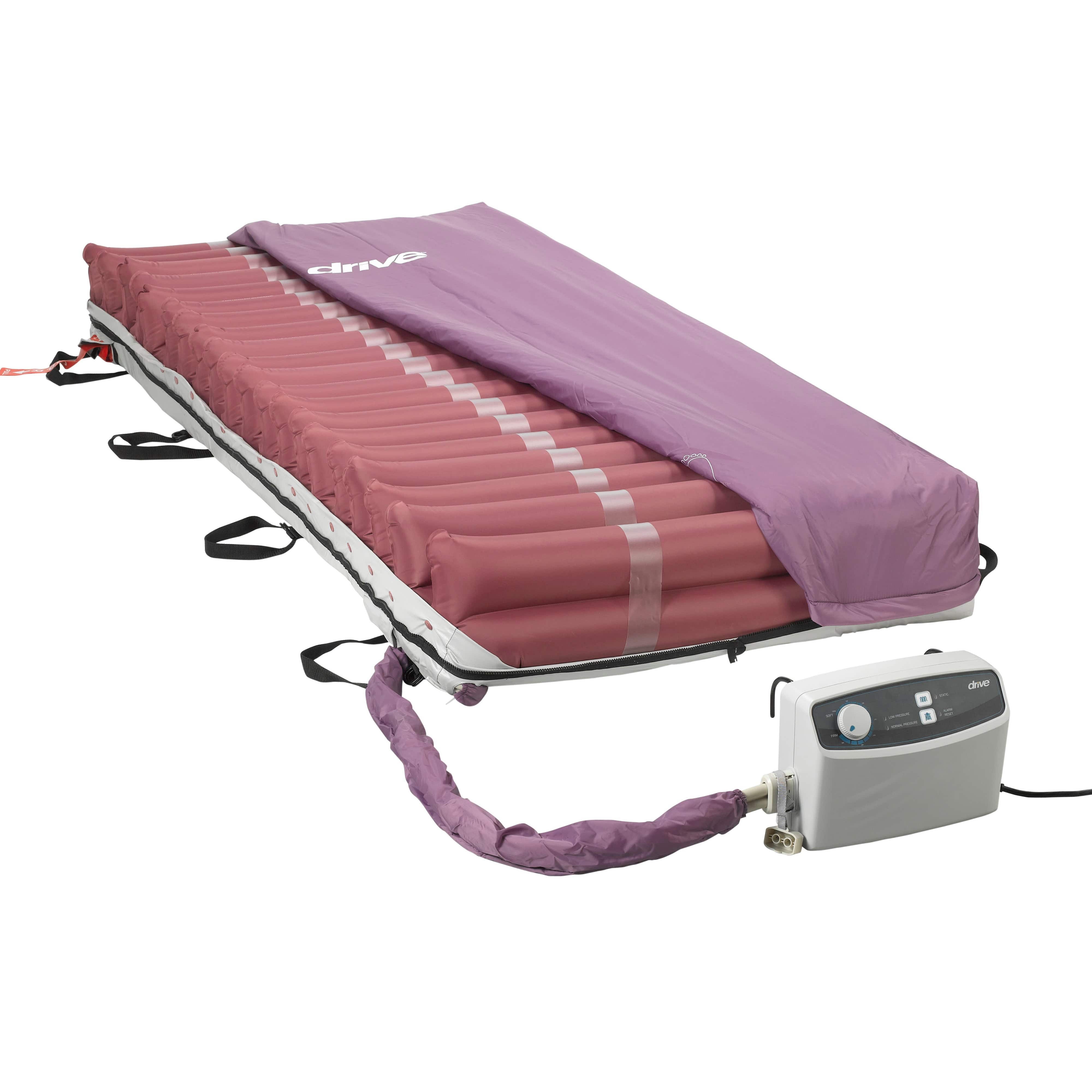 Drive Medical Pressure Prevention Drive Medical Med Aire Low Air Loss Mattress Replacement System with Alternating Pressure
