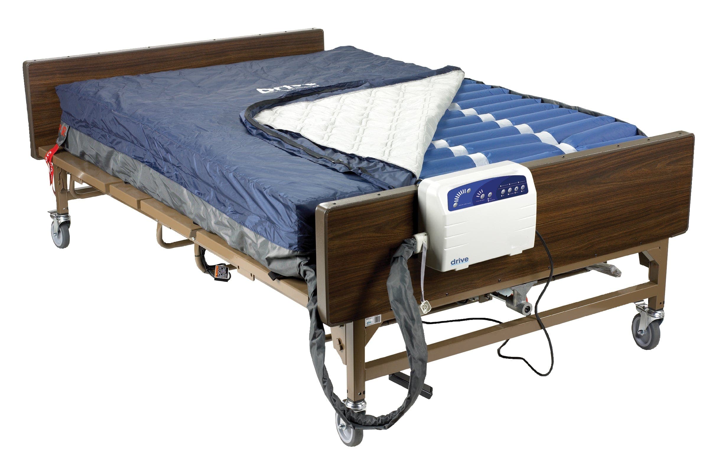 Drive Medical Pressure Prevention Drive Medical Med Aire Plus Bariatric Heavy Duty Low Air Loss Mattress Replacement System