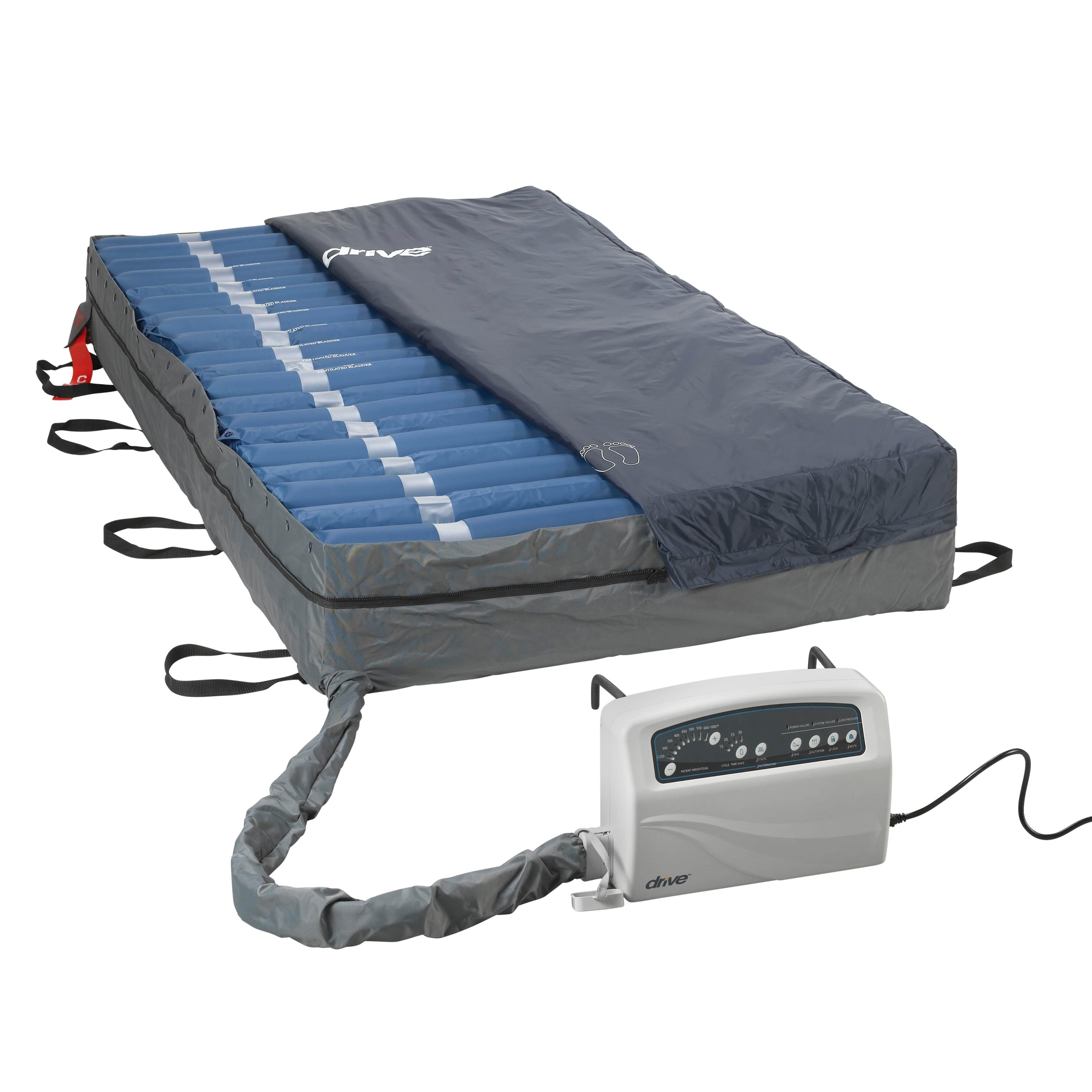 Drive Medical Pressure Prevention Drive Medical Med Aire Plus Bariatric Heavy Duty Low Air Loss Mattress Replacement System