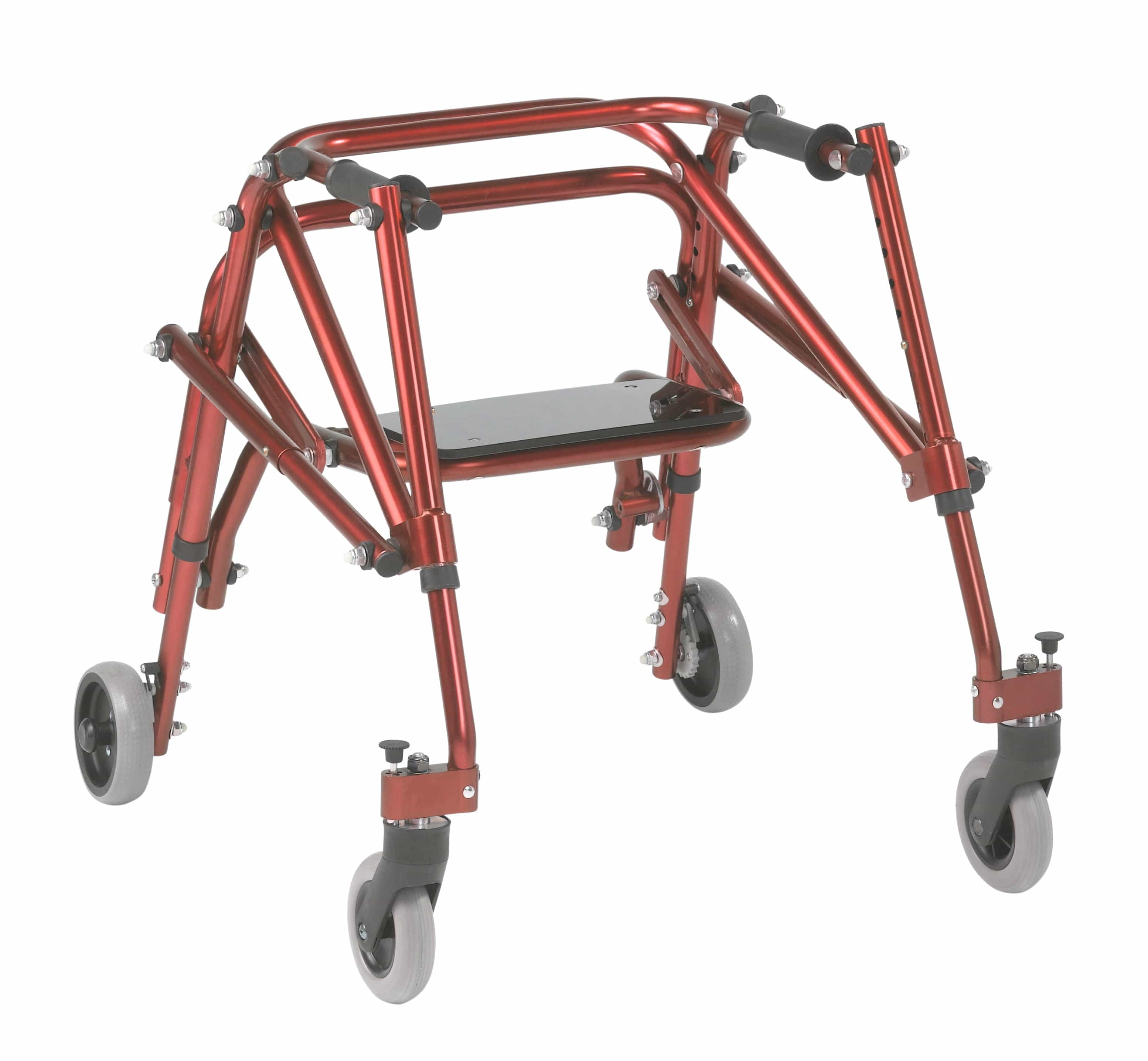 Drive Medical Pediatric Rehab Small / Castle Red Drive Medical Nimbo 2G Lightweight Posterior Walker with Seat