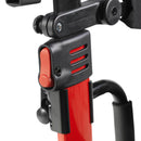 Drive Medical Rollators Drive Medical Nitro Duet Dual Function Transport Wheelchair and Rollator Rolling Walker, Red