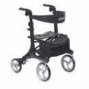 Drive Medical Rollators Drive Medical Nitro Elite CF Carbon Fiber Rollator Rolling Walker, Black