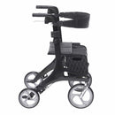 Drive Medical Rollators Drive Medical Nitro Elite CF Carbon Fiber Rollator Rolling Walker, Black