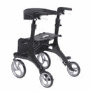 Drive Medical Rollators Drive Medical Nitro Elite CF Carbon Fiber Rollator Rolling Walker, Black