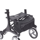 Drive Medical Rollators Drive Medical Nitro Elite CF Carbon Fiber Rollator Rolling Walker, Black