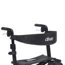 Drive Medical Rollators Drive Medical Nitro Elite CF Carbon Fiber Rollator Rolling Walker, Black