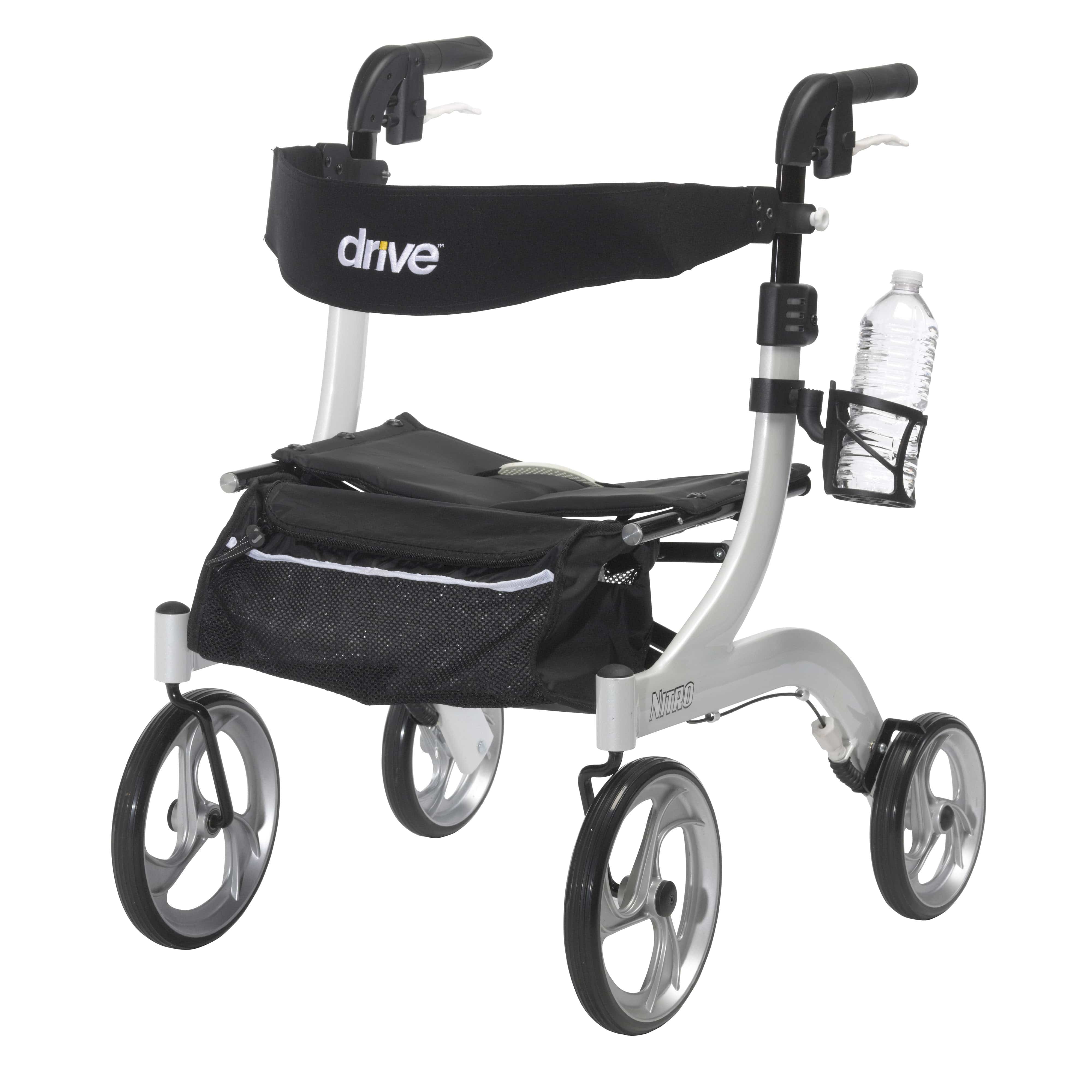 Drive Medical Rollators Drive Medical Nitro Rollator Rolling Walker Cup Holder Attachment