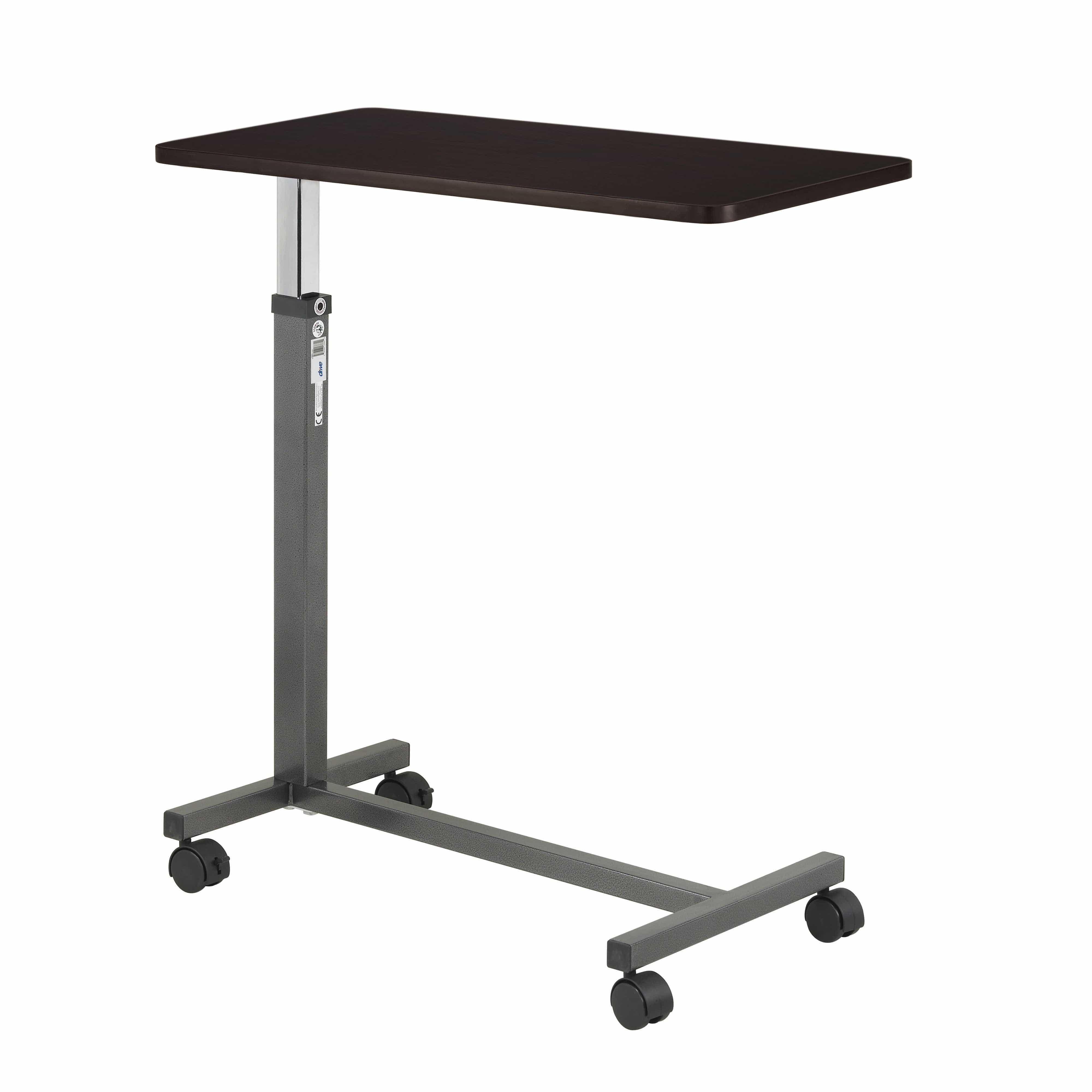 Drive Medical Patient Room Silver Vein Drive Medical Non Tilt Top Overbed Table