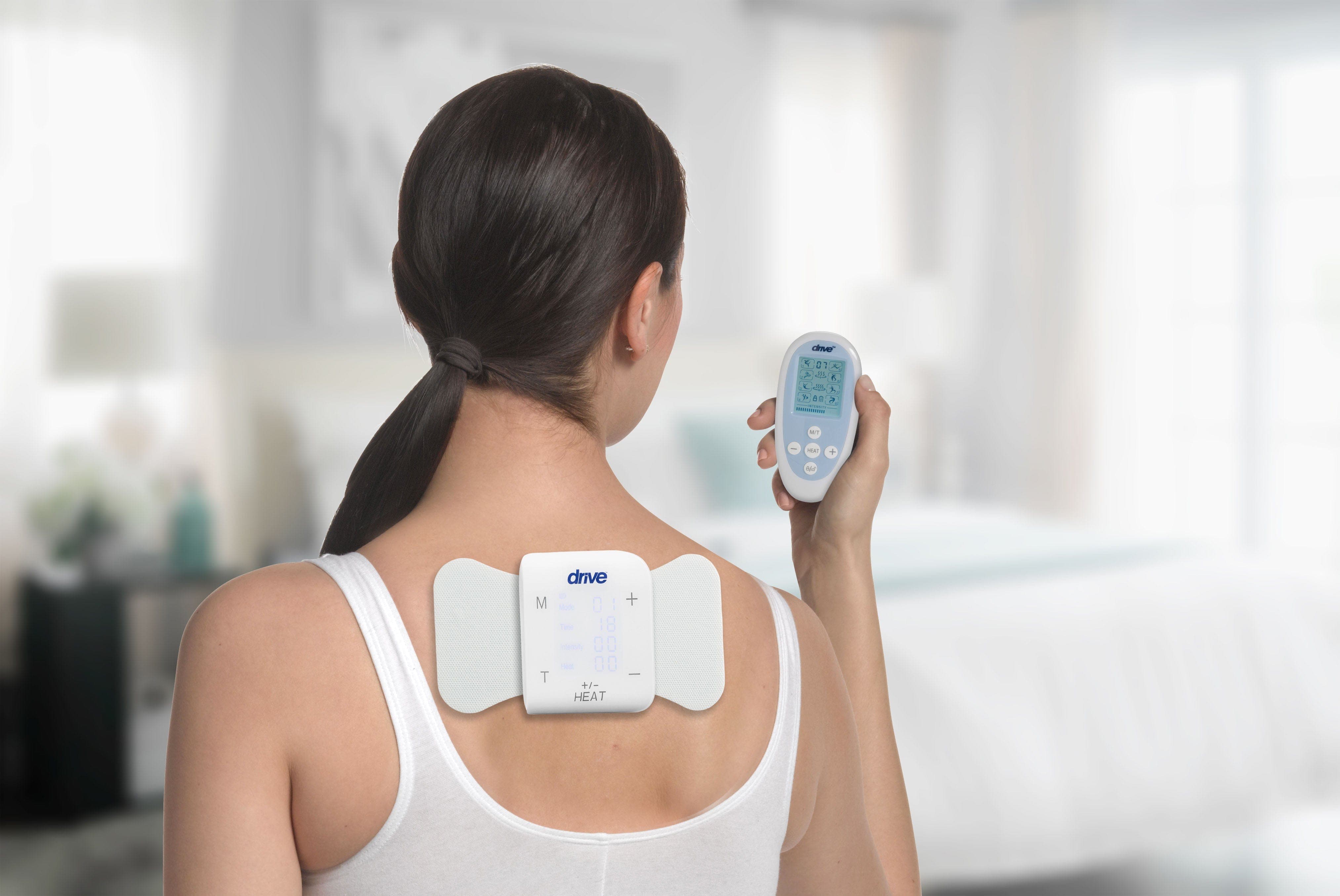 Drive Medical Electrotherapy/Tens Units Drive Medical PainAway Pro Muscle Stimulator and TENS Unit with Heat Therapy