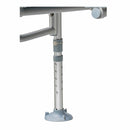 Drive Medical Bathroom Safety Drive Medical Plastic Transfer Bench with Adjustable Backrest