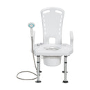 Drive Medical Bathroom Safety/Bath Benches and Stools/Bath Benches with Back Drive Medical PreserveTech Aquachair Bathing System with Bidet