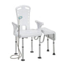 Drive Medical Bathroom Safety/Bath Benches and Stools/Bath Benches with Back Drive Medical PreserveTech Aquachair Transfer Accessory with Curtain Guard Protection