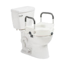 Drive Medical Bathroom Safety Drive Medical PreserveTech Secure Lock Raised Toilet Seat, 5" Height