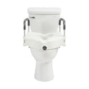 Drive Medical Bathroom Safety Drive Medical PreserveTech Secure Lock Raised Toilet Seat, 5" Height