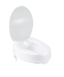 Drive Medical Bathroom Safety Drive Medical Raised Toilet Seat with Lock and Lid, Standard Seat